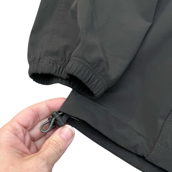 REI Womens Hooded Pullover Jacket Windbreaker Medium Gray Lightweight Half Zip - Picture 7 of 11